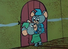 Screenshots from the 1959 Hanna-Barbera cartoon Nice Mice