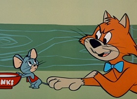 Screenshots from the 1959 Hanna-Barbera cartoon Nice Mice