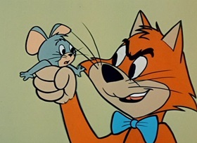 Screenshots from the 1959 Hanna-Barbera cartoon Nice Mice