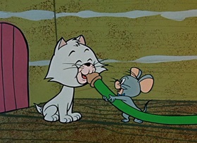 Screenshots from the 1959 Hanna-Barbera cartoon Nice Mice