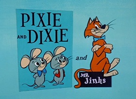 Screenshots from the 1959 Hanna-Barbera cartoon Nice Mice