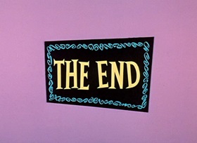 Screenshots from the 1959 Hanna-Barbera cartoon Ski Champ Chump