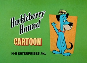 Screenshots from the 1959 Hanna-Barbera cartoon Ski Champ Chump