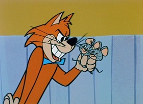 Screenshots from the 1959 Hanna-Barbera cartoon King-Size Surprise