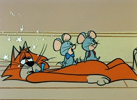 Screenshots from the 1959 Hanna-Barbera cartoon King-Size Surprise