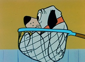 Screenshots from the 1959 Hanna-Barbera cartoon King-Size Surprise