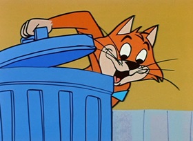 Screenshots from the 1959 Hanna-Barbera cartoon King-Size Surprise