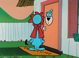 Screenshots from the 1959 Hanna-Barbera cartoon Little Red Riding Huck
