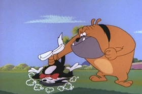 Screenshots from the 1960 Walter Lantz cartoon Witty Kitty
