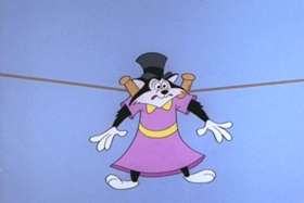 Screenshots from the 1960 Walter Lantz cartoon Witty Kitty