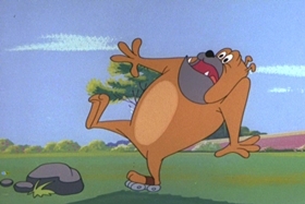 Screenshots from the 1960 Walter Lantz cartoon Witty Kitty