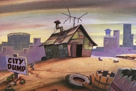 Screenshots from the 1960 Walter Lantz cartoon Witty Kitty
