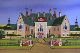 Screenshots from the 1960 Walter Lantz cartoon Witty Kitty