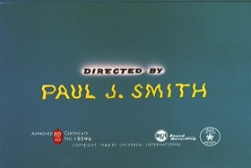 Screenshots from the 1960 Walter Lantz cartoon Pistol-Packin