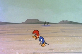 Screenshots from the 1960 Walter Lantz cartoon Pistol-Packin