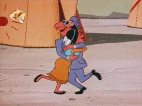 Screenshots from the 1960 Walter Lantz cartoon Heap Big Hepcat