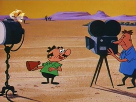 Screenshots from the 1960 Walter Lantz cartoon Heap Big Hepcat