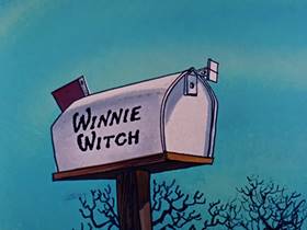 Screenshots from the 1960 Hanna-Barbera cartoon Bewitched Bear