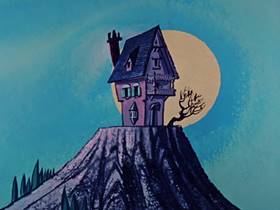 Screenshots from the 1960 Hanna-Barbera cartoon Bewitched Bear