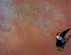 Screenshots from the 1961 Jay Ward Productions cartoon Giant and the Beanstalk - A Sequel