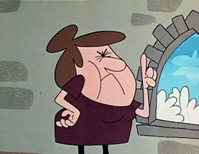 Screenshots from the 1961 Jay Ward Productions cartoon Giant and the Beanstalk - A Sequel