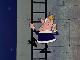 Screenshots from the 1961 Jay Ward Productions cartoon The Enchanted Fly