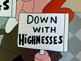 Screenshots from the 1961 Jay Ward Productions cartoon The Enchanted Fly