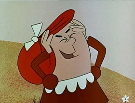Screenshots from the 1961 Jay Ward Productions cartoon Felicia and the Pot of Pinks