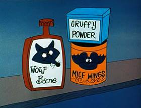 Screenshots from the 1961 Jay Ward Productions cartoon The Witch