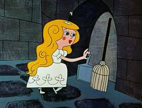Screenshots from the 1961 Jay Ward Productions cartoon The Witch
