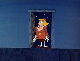 Screenshots from the 1961 Jay Ward Productions cartoon The Witch