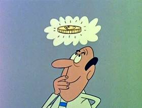 Screenshots from the 1961 Jay Ward Productions cartoon Son of King Midas