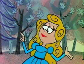 Screenshots from the 1961 Jay Ward Productions cartoon The Magic Chicken