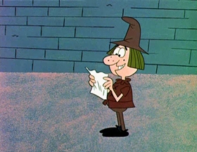 Screenshots from the 1961 Jay Ward Productions cartoon The Magic Chicken