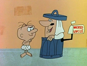 Screenshots from the 1961 Jay Ward Productions cartoon Alladin and His Magic Lamp