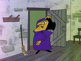 Screenshots from the 1961 Jay Ward Productions cartoon The Enchanted Gnat