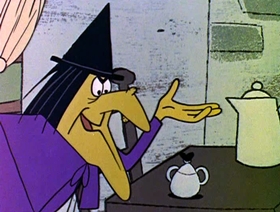 Screenshots from the 1961 Jay Ward Productions cartoon The Enchanted Gnat