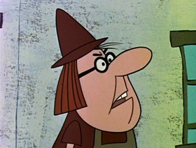 Screenshots from the 1961 Jay Ward Productions cartoon The Enchanted Gnat