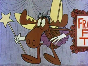 Screenshots from the 1961 Jay Ward Productions cartoon The Enchanted Gnat