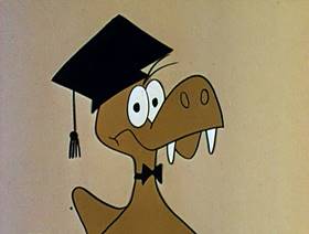 Screenshots from the 1961 Jay Ward Productions cartoon The Thirteen Helmets