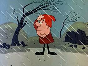Screenshots from the 1961 Jay Ward Productions cartoon The Prince and the Popper