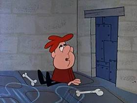 Screenshots from the 1961 Jay Ward Productions cartoon The Prince and the Popper