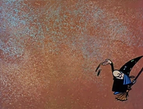 Screenshots from the 1961 Jay Ward Productions cartoon Booty and the Beast