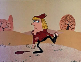 Screenshots from the 1961 Jay Ward Productions cartoon Booty and the Beast