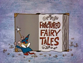 Screenshots from the 1961 Jay Ward Productions cartoon Little Fred Riding Hood