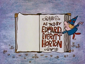 Screenshots from the 1961 Jay Ward Productions cartoon Little Fred Riding Hood