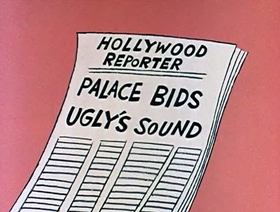 Screenshots from the 1961 Jay Ward Productions cartoon The Ugly Almond Duckling