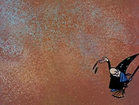 Screenshots from the 1961 Jay Ward Productions cartoon The Ugly Almond Duckling