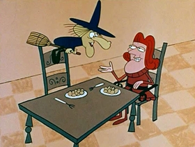 Screenshots from the 1961 Jay Ward Productions cartoon John Ogre