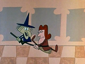 Screenshots from the 1961 Jay Ward Productions cartoon John Ogre